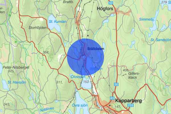 Ställdalen 08 oktober 16.05, Brand, Ljusnarsberg