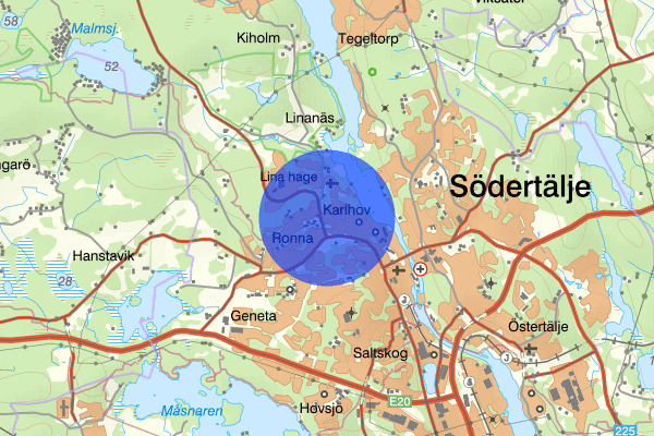 Karlhov 09 oktober 03.35, Brand, Södertälje
