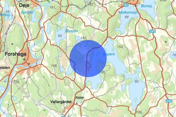 Hasselbol 09 oktober 07.10, Sammanfattning natt, Värmlands län