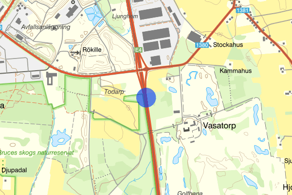 Trafikplats Vasatorp 09 oktober 11.50, Trafikolycka, Helsingborg