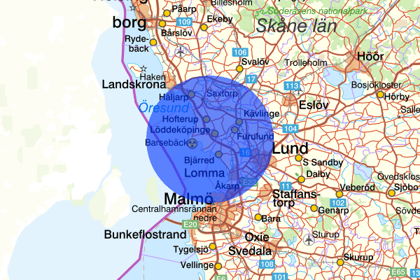 09 oktober 13.42, Farligt föremål, misstänkt, Kävlinge