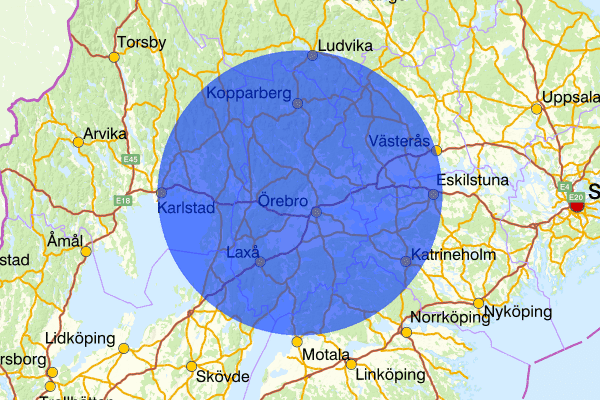 Örebro län 09 oktober 18.49, Rattfylleri, Örebro län