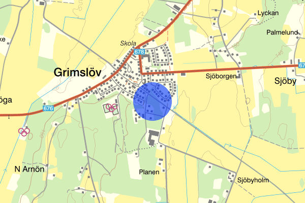 Stationsgatan 10 oktober 11.55, Brand, Alvesta