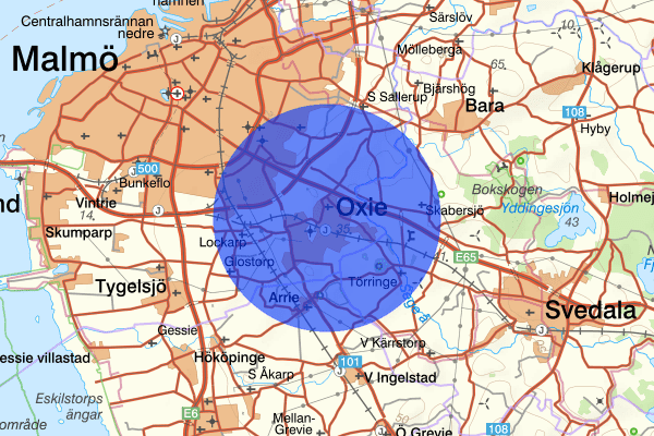 Oxie 11 oktober 00.40, Explosion, Malmö