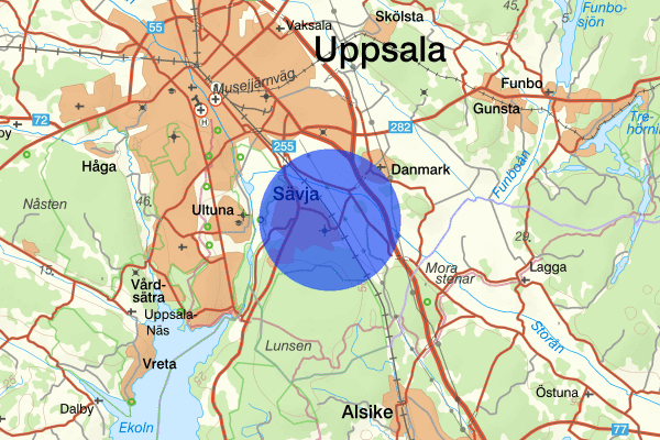 Bergsbrunna 10 oktober 21.53, Övrigt, Uppsala