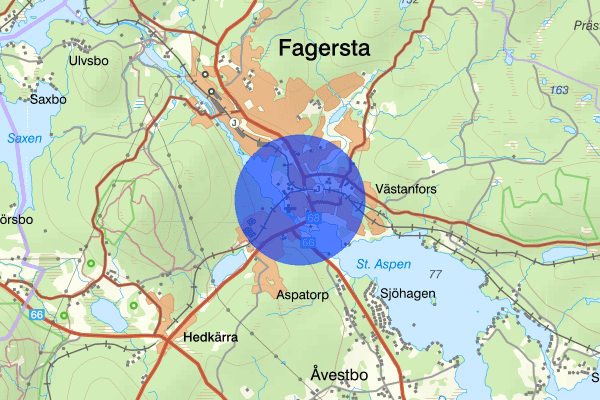 Västanfors 11 oktober 02.17, Bråk, Fagersta