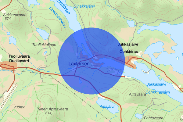 Laxforsen 11 oktober 13.51, Trafikolycka, Kiruna