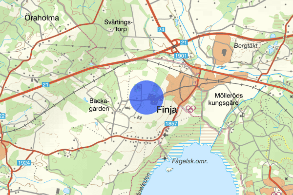Öraholmavägen 11 oktober 19.14, Farligt föremål, misstänkt, Hässleholm