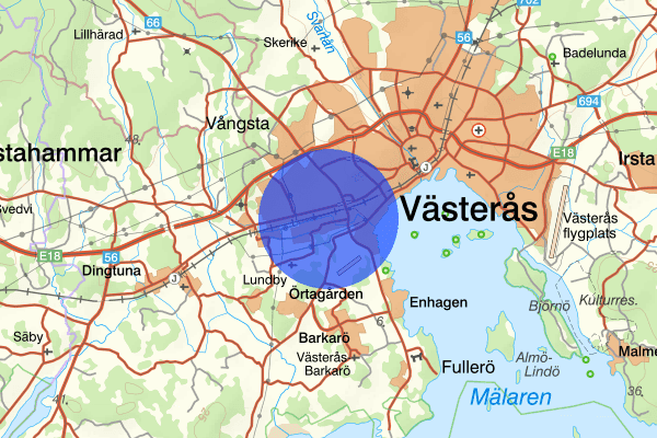Hacksta 12 oktober 05.28, Trafikbrott, Västerås