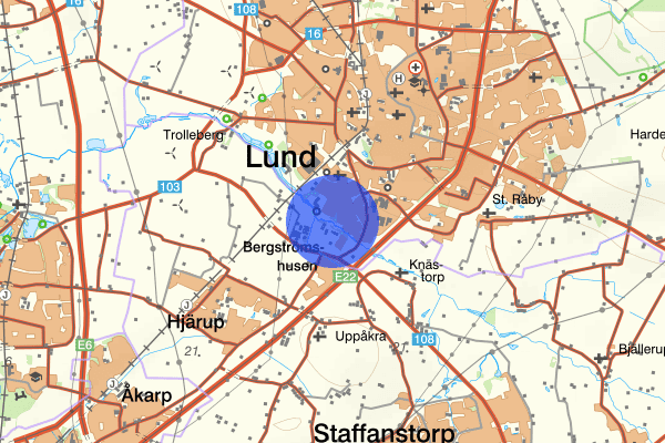 Sankt Lars 12 oktober 14.48, Farligt föremål, misstänkt, Lund
