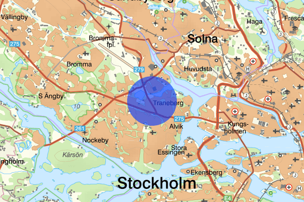 Ulvsunda 13 oktober 20.54, Brand, Stockholm
