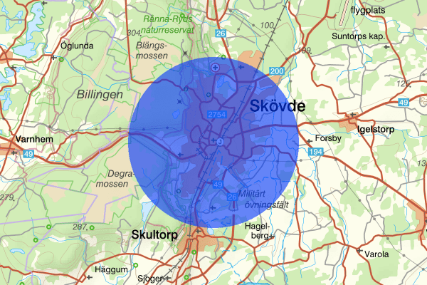 Skövde 14 oktober 07.28, Trafikolycka, Skövde