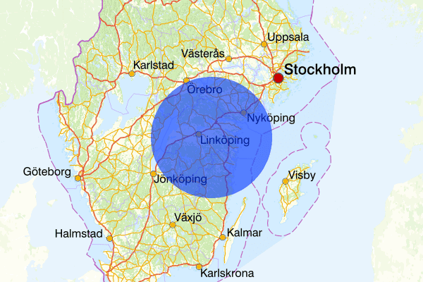 Östergötlands län 14 oktober 07.45, Sammanfattning natt, Östergötlands län