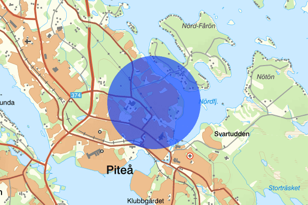 Djupviken 14 oktober 18.00, Brand, Piteå