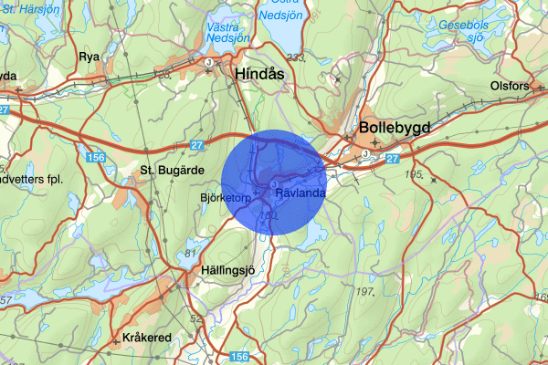 Rävlanda 14 oktober 18.08, Trafikolycka, personskada, Härryda