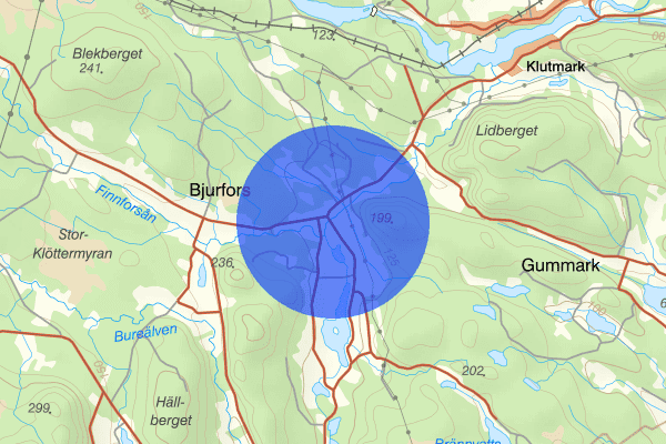 Skråmträsk 15 oktober 06.31, Trafikolycka, vilt, Skellefteå
