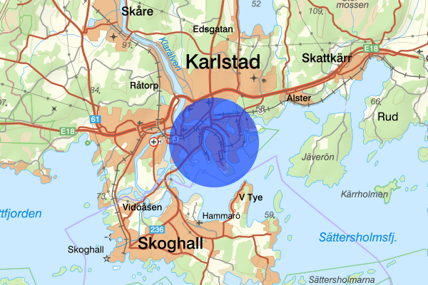 Lamberget 15 oktober 14.33, Arbetsplatsolycka, Karlstad