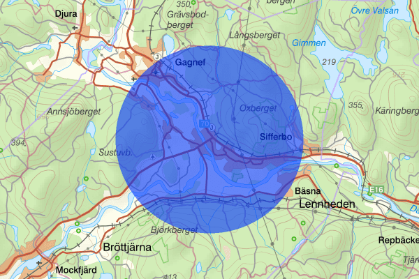 Djurås 15 oktober 15.56, Trafikolycka, personskada, Gagnef
