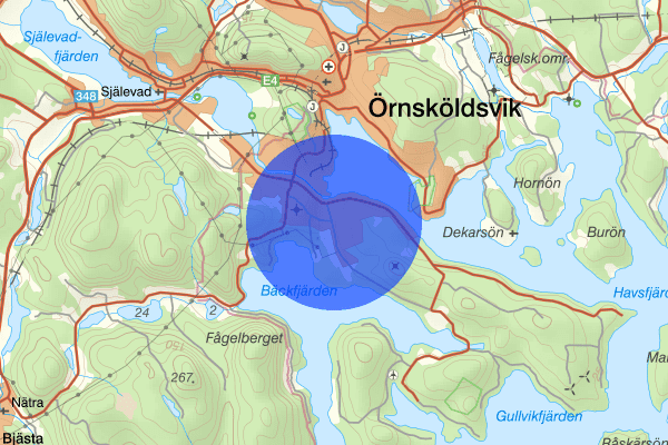 Domsjö 16 oktober 14.18, Trafikolycka, Örnsköldsvik