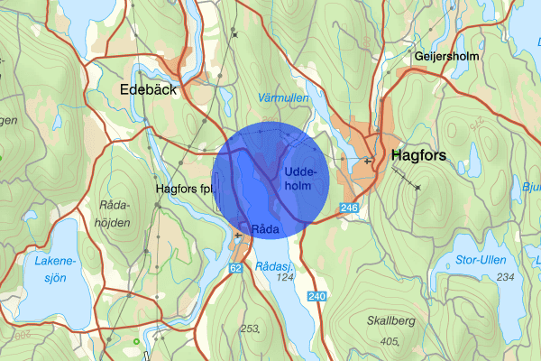 Uddeholm 17 oktober 09.54, Försvunnen person, Hagfors