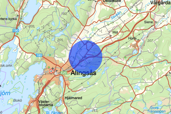 Bälinge 18 oktober 11.26, Trafikolycka, Alingsås