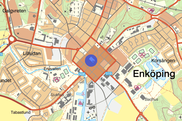 Stora Torget 19 oktober 00.40, Misshandel, grov, Enköping