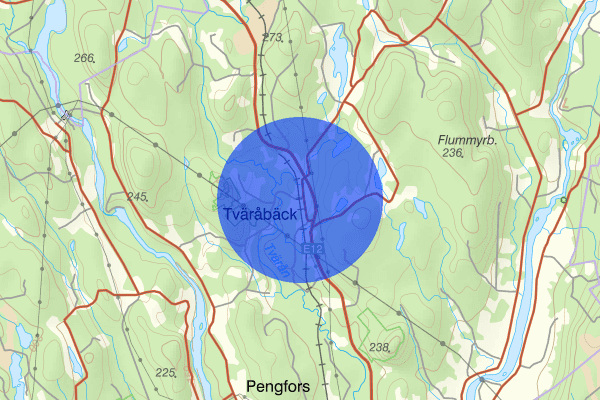 Tväråbäck 19 oktober 08.41, Trafikolycka, Vännäs