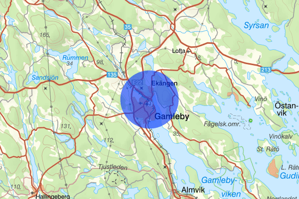 Gamleby 19 oktober 12.49, Brand, Västervik