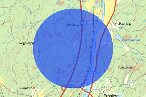 Nissastigen 20 oktober 07.55, Trafikolycka, Hylte