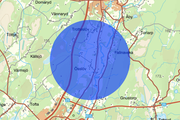 Ljungbyvägen 20 oktober 17.27, Trafikolycka, Ljungby