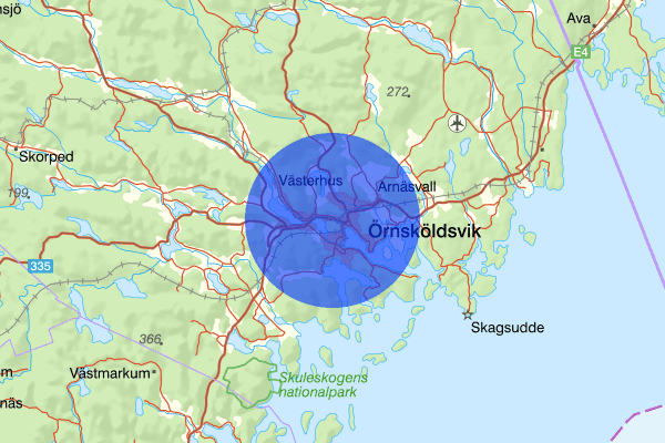 Örnsköldsvik 21 oktober 13.54, Trafikolycka, Örnsköldsvik