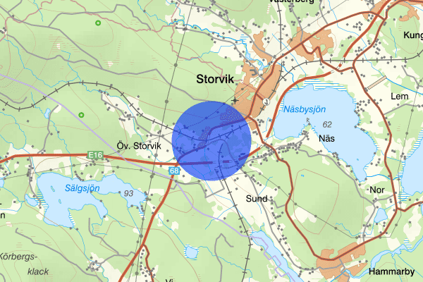 Hoforsvägen 21 oktober 15.50, Trafikolycka, Sandviken