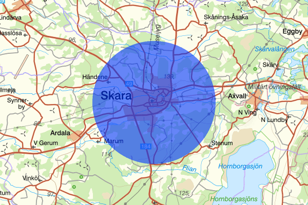 Skara 21 oktober 21.08, Arbetsplatsolycka, Skara