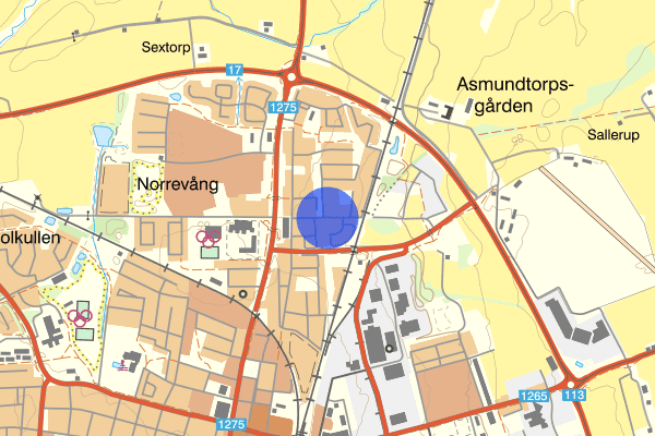 Bredablicksvägen 22 oktober 04.12, Farligt föremål, misstänkt, Eslöv