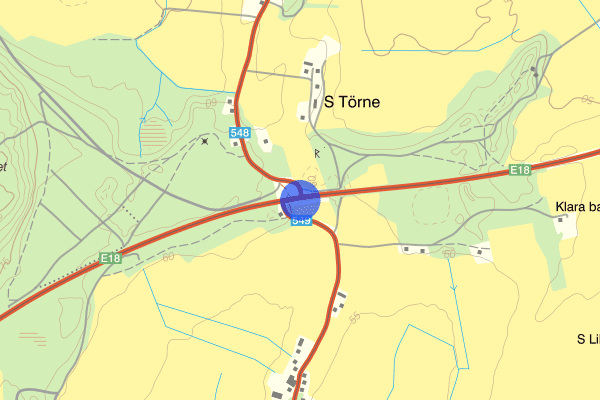 Segerstadsvägen E18 22 oktober 07.49, Trafikolycka, Karlstad