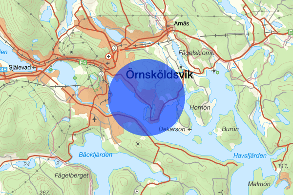 Järved 22 oktober 15.29, Brand, Örnsköldsvik