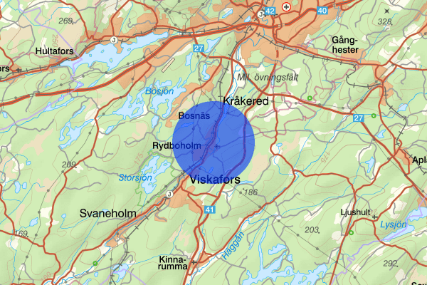 Rydboholm 23 oktober 06.57, Sammanfattning kväll och natt, Västra Götalands län