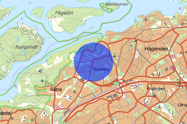 Bredäng 23 oktober 17.20, Trafikolycka, Stockholm