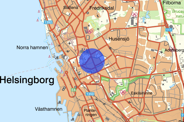 Eneborg 23 oktober 19.37, Rån, försök, Helsingborg