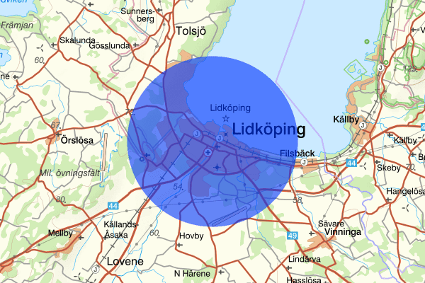 Lidköping 23 oktober 19.39, Sjukdom/olycksfall, Lidköping