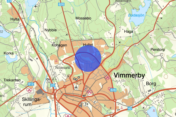 Lundgatan 23 oktober 23.03, Trafikbrott, Vimmerby