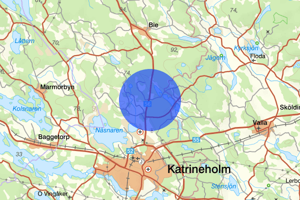 Strängstorp 24 oktober 07.32, Trafikolycka, Katrineholm
