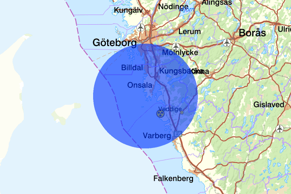  24 oktober 06.30, Trafikolycka, vilt, Kungsbacka