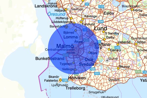 Malmö 26 oktober 18.38, Trafikolycka, Malmö