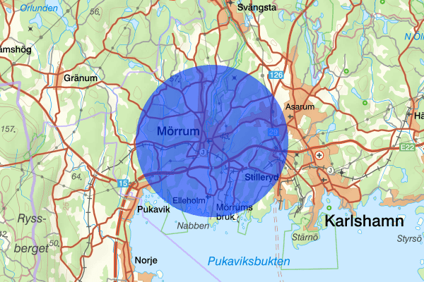 Mörrum 27 oktober 06.05, Trafikolycka, Karlshamn