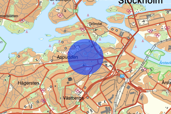 Aspudden 27 oktober 16.18, Våld/hot mot tjänsteman, Stockholm