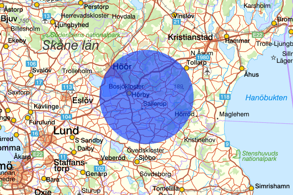 28 oktober 23.23, Rattfylleri, Hörby