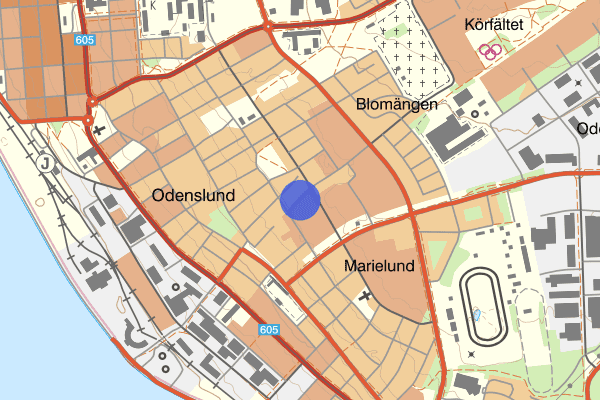 Tegelbruksvägen 29 oktober 07.31, Trafikolycka, Östersund