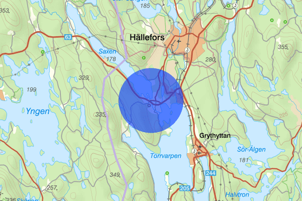 Saxhyttan 29 oktober 10.20, Trafikolycka, Hällefors