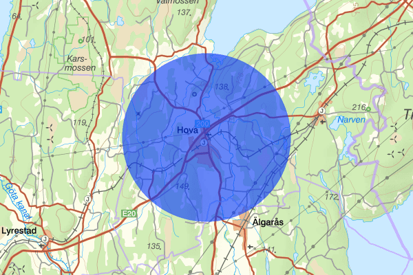 Hova 29 oktober 12.19, Trafikolycka, Gullspång